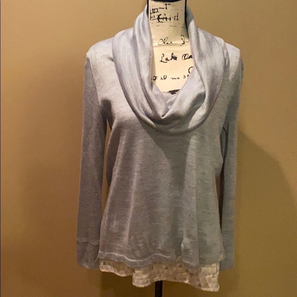 White House Black Market cowl‎ neck sweater S